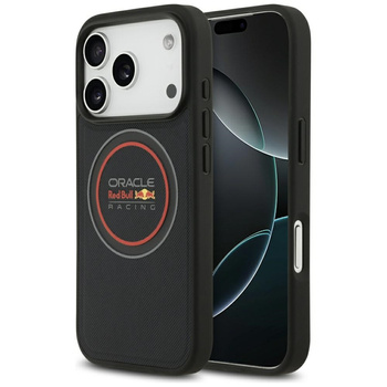 Etui Red Bull Meshed Logo And Red Ring   MagSafe do iPhone 17 Pro granatowy