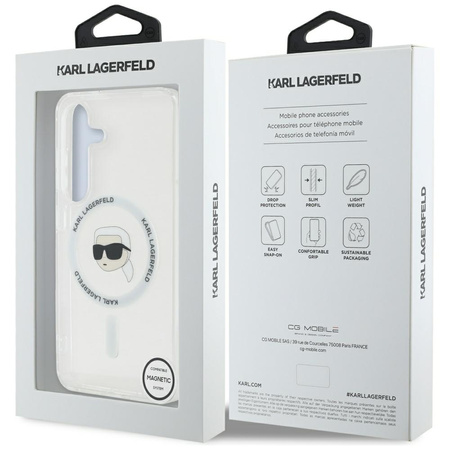 KARL LAGERFELD ETUI BUTTON KARL HEAD Z LOGO DO SAMSUNG GALAXY S25