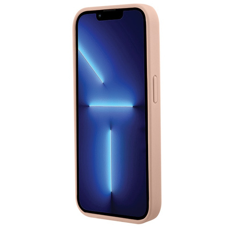 GUESS ETUI DO IPHONE 15 PRO MAX Z LOGO TRIANGLE I METALOWYM WYKOŃCZENIEM