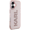 KARL LAGERFELD ETUI IML RHINESTONES LOGO DO IPHONE 16 Z EFEKTOWNYM DESIGNEM