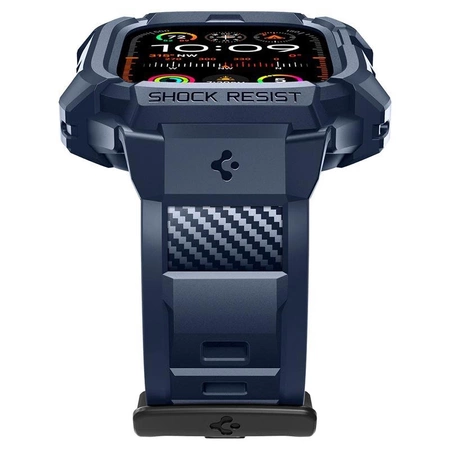 Etui Spigen Rugged Armor Pro na Apple Watch Ultra 1 / 2 (49 mm) - granatowe