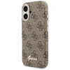 Etui Guess 4G Script MagSafe do iPhone   17 brązowy