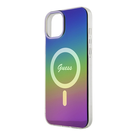 GUESS ETUI HARDCASE DO MAGSAFE IPHONE 15 PLUS 6.7 Z IRIDESCENT RAINBOW