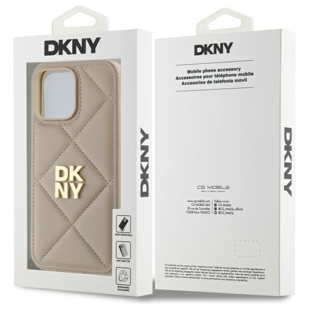 DKNY ETUI DO IPHONE 14 PRO 6.1 QUILTED STACK LOGO OCHRONA TELEFON POKROWIEC