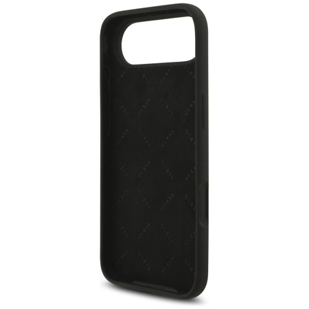 Etui Guess Silicone Big 4G Script do     iPhone Air czarny