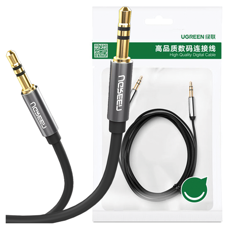 UGREEN KABEL AUX 3,5MM 5M DO SAMOCHODÓW TELEFONÓW AUDIO WYSOKA JAKOŚĆ