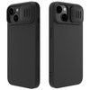 Silikonowe etui Nillkin CamShield Silky Silicone Case do iPhone 15 z osłoną na aparat - czarne