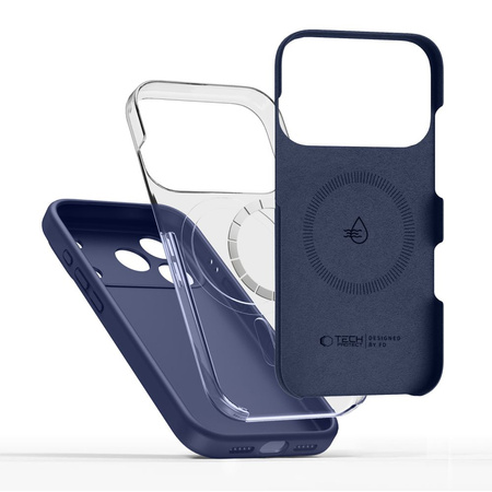 TECH-PROTECT SILICONE MAGSAFE IPHONE 17 PRO MAX DEEP BLUE