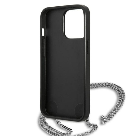 KARL LAGERFELD POKROWIEC DO IPHONE 13 PRO 13 6,1 HARDCASE LEATHER TEXTURED