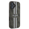 GUESS POKROWIEC HARDCASE DO IPHONE 16 PLUS 6.7 DO MAGSAFE STRIPES PRINTED