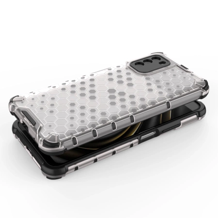 HURTEL HONEYCOMB ETUI PANCERNE Z ŻELOWĄ RAMKĄ DO XIAOMI POCO M3 OCHRONNE