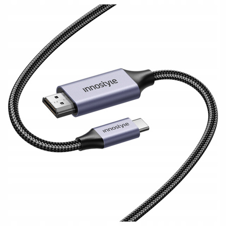 INNOSTYLE KABEL USB-C HDMI ADAPTER PRZEJŚCIÓWKA DO MONITORA TV 4K 60HZ 2M