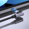 UGREEN SZYBKI KABEL PRZEWÓD WYTRZYMAŁY KĄTOWY USB-C DO USB-C 0.5M CZARNY