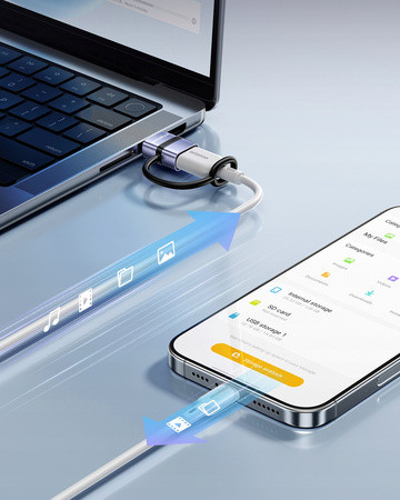 INNOSTYLE ADAPTER PRZEJŚCIÓWKA USB-A 3.0 DO USB-C NA USB TYP C 3A 5GBPS OTG