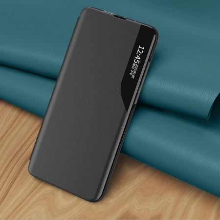 HURTEL ETUI CASE DO SAMSUNG GALAXY A14 Z KLAPKĄ PODSTAWKA EKOLOGICZNA SKÓRA