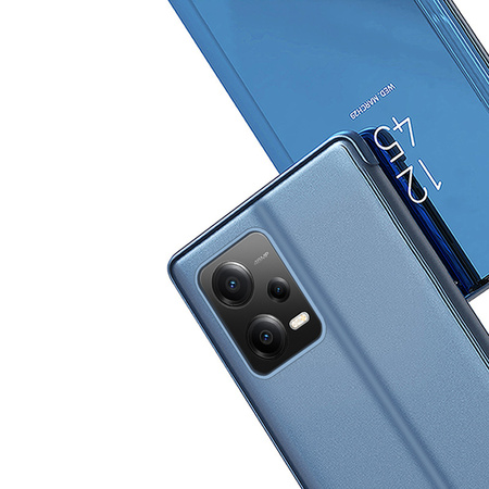Clear View Case etui do Xiaomi Redmi Note 12 Pro+ pokrowiec z klapką niebieskie