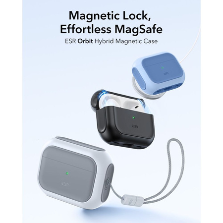 ESR ETUI ORBIT HALOLOCK DO APPLE AIRPODS PRO 3 MAGSAFE OCHRONA