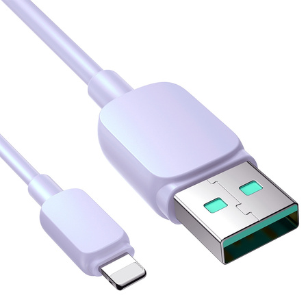 Kabel Lightning - USB 2.4A 1,2m Joyroom S-AL012A14 - fioletowy