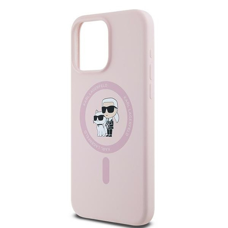 KARL LAGERFELD CASE SILICONE DO IPHONE 15 PRO 6.1 DO MAGSAFE KARL &