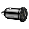 Baseus Grain Pro ładowarka samochodowa 2x USB 4,8 A czarny (CCALLP-01)