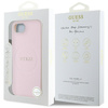 GUESS ETUI GRAINED RING DO MAGSAFE DO IPHONE 16E Z WYTRZYMAŁYM MATERIAŁEM
