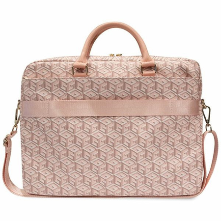 Guess Torba GUCB15HGCFSEP 16różowy/pink GCube Stripes