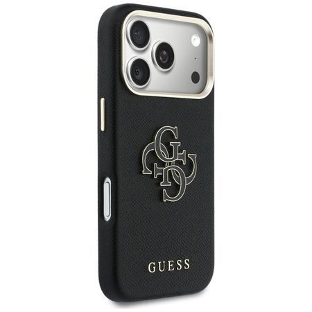 Etui Guess FW Resin Logo do iPhone 17    Pro czarny