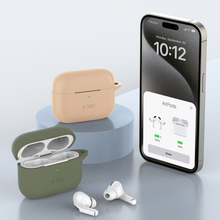 TECH-PROTECT SILICONE HOOK ETUI DO APPLE AIRPODS PRO 1 2 PRAKTYCZNA