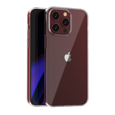 HURTEL ETUI DO IPHONE 15 PRO MAX PRZEZROCZYSTE Z SERII ULTRA CLEAR OCHRONNE