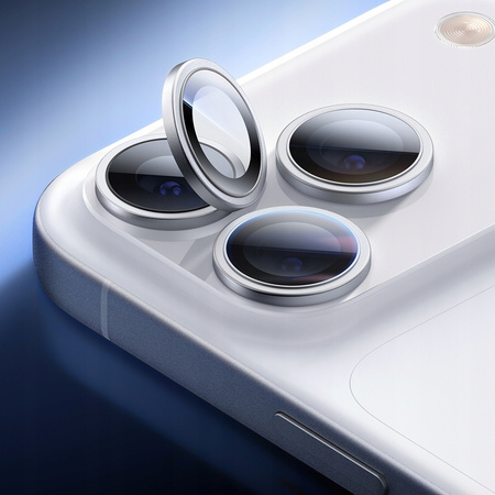 MCDODO SZKŁO HARTOWANE NA APARAT OCHRONNE DO APPLE IPHONE 17 AIR TYŁ SREBNE