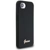 GUESS ETUI POKROWIEC DO IPHONE 16E DO MAGSAFE SILICONE SCRIPT METAL LOGO