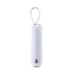 Joyroom powerbank 10000mAh Colorful Series 22.5W z 2 wbudowanymi kablami USB C i Lightning biały (JR-L012)