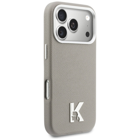 Etui Karl Lagerfeld Karl Head Logo       MagSafe do iPhone 17 Pro szary