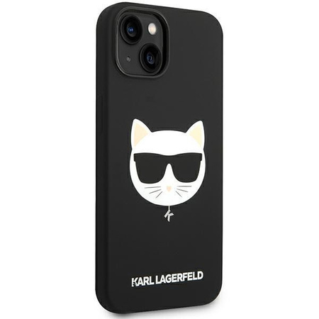 Karl Lagerfeld KLHMP14MSLCHBK iPhone 14 Plus 6,7" hardcase czarny/black Silicone Choupette Head Magsafe