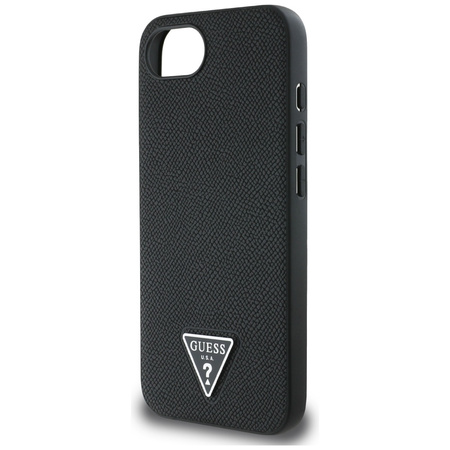 GUESS ETUI GRAINED TRIANGLE DO MAGSAFE DO IPHONE 16E OCHRONA TELEFONU