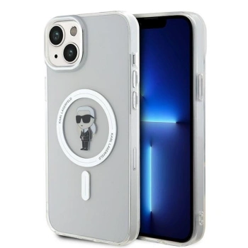 KARL LAGERFELD POKROWIEC HARDCASE DO IPHONE 15 PLUS 14 PLUS 6.7 Z IKONIKIEM