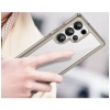 HURTEL CASE DO SAMSUNG GALAXY S25 ULTRA Z ŻELOWĄ RAMKĄ I SILIKONOWĄ POWŁOKĄ