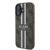 GUESS POKROWIEC HARDCASE DO IPHONE 16 PLUS 6.7 DO MAGSAFE STRIPES PRINTED