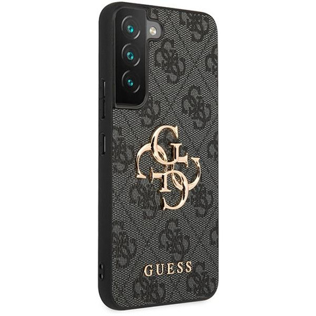 Etui Guess GUHCS23S4GMGGR S23 S911 - szare hardcase 4G Big Metal Logo