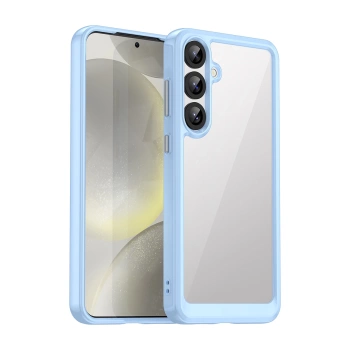 HURTEL ETUI DO TELEFONU SAMSUNG GALAXY S25+ OUTER SPACE CASE Z ŻELOWĄ RAMKĄ