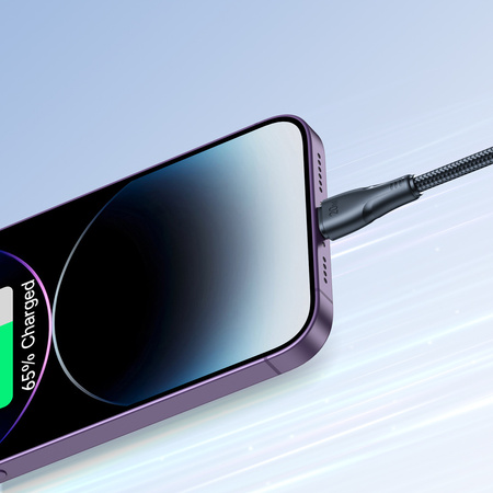 Joyroom kabel USB C - Lightning 20W Surpass Series do szybkiego ładowania i transferu danych 1,2 m czarny (S-CL020A11)