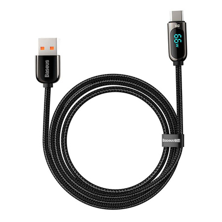 BASEUS KABEL USB DO USB-C DISPLAY 66W DO 1M WYTRZYMAŁY KABEL DO ŁADOWANIA