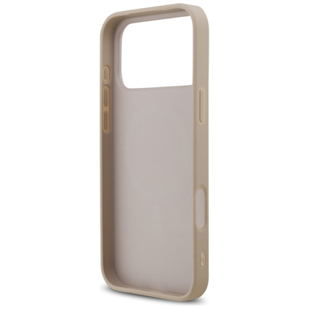 Etui Guess 4G Ring Classic Logo MagSafe  do iPhone 17 Pro Max różowy