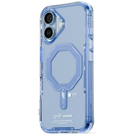Etui Skinarma Saido do iPhone 17 Magnetic Charging niebieski