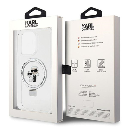 KARL LAGERFELD ETUI HARDCASE DO IPHONE 13 PRO MAX 6.7 RING STAND KARL &