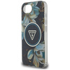 GUESS ETUI POKROWIEC TPU DO IPHONE 16E DO MAGSAFE IML METAL GLITTER FLOWERS