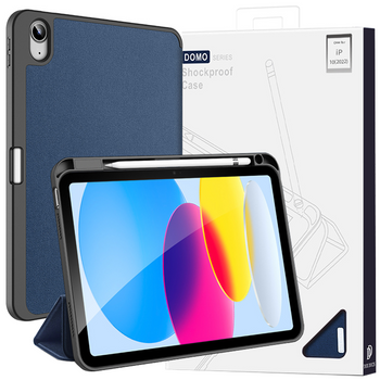 Dux Ducis Domo etui iPad 10.9'' 2022 (10 gen.) pokrowiec smart cover podstawka niebieskie