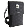 Karl Lagerfeld Torebka KLWBSAKHPKKczarny/black Saffiano Monogram Ikonik