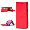 Magnet Card Case etui do iPhone 13 pokrowiec portfel na karty kartę podstawka czerwony