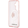 Etui Karl Lagerfeld IML Peekaboo Choupette MagSafe do Samsung Galaxy S26 różowy